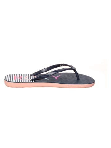 Roxy Japonki "Viva Stamp II" w kolorze granatowym