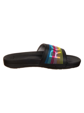 Roxy Pantoletten "Slippy" in Schwarz