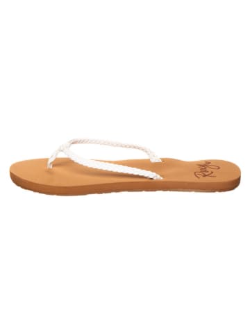 Roxy Teenslippers "Costas" lichtbruin/wit