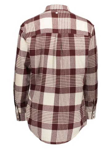 Roxy Flanellen blouse "Let It Go" rood/beige