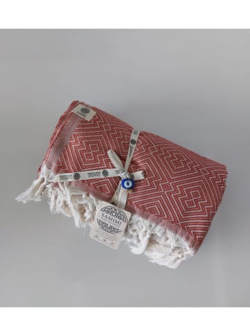 Samimi Plaid "Atom" rood - (L)220 x (B)200 cm