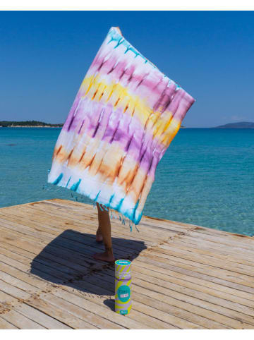Samimi Strandtuch "Tie Dye" in Bunt - (L)180 x (B)100 cm