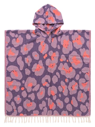 Towel to Go Poncho "Towel To Go - Neon Safari" in Lila - (L)180 x (B)100 cm