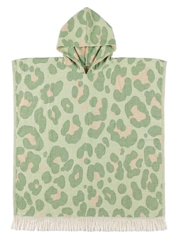 Towel to Go Poncho "Towel To Go - Neon Safari" in Grün - (L)180 x (B)100 cm