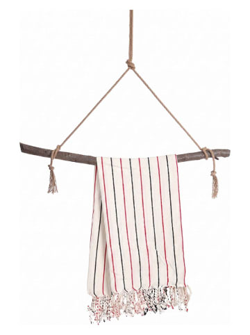 Samimi Strandtuch "Towel To Go - Galata" in Creme/ Rot/ Grün- (L)175 x (B)95 cm
