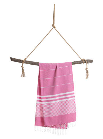 Samimi Strandtuch "Towel To Go - Malibu" in Pink - (L)175 x (B)100 cm