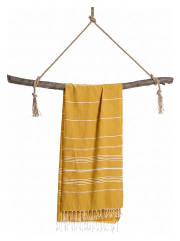 Samimi Strandtuch "Towel To Go - Ipanema" in Gelb - (L)180 x (B)100 cm