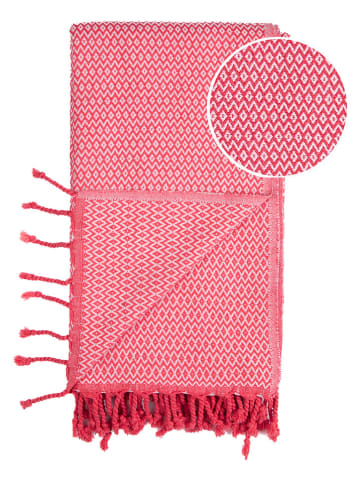 Samimi 3er-Set: Hamamtücher in Grau/ Pink/ Lila - (L)180 x (B)100 cm