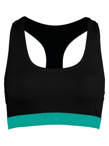Muchachomalo Bustier in Türkis/ Schwarz