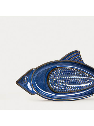 Homla Knoblauchreibe in Dunkelblau - (L)17 cm