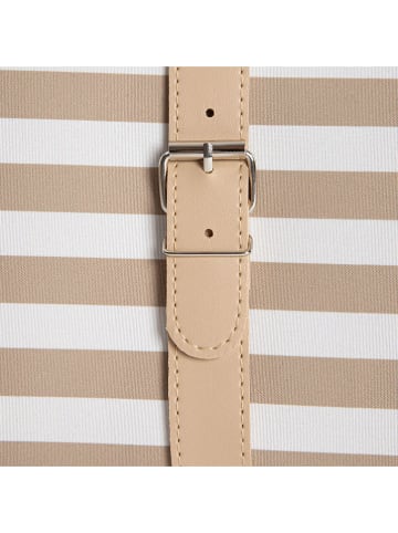 Homla Strandmatte ''Tavi'' in Beige/ Weiß - (B)50 x (H)30 x (T)10 cm