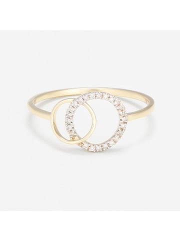 LE DIAMANTAIRE Gouden ring "Double Anneau" met diamanten