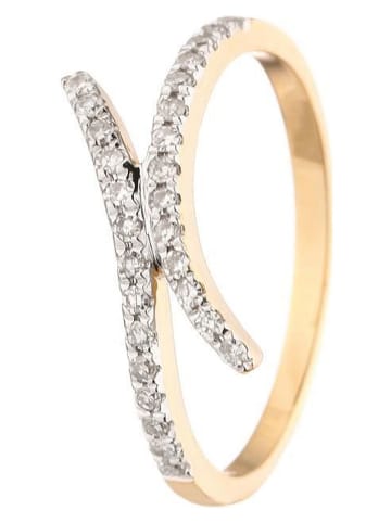 LE DIAMANTAIRE Gold-Ring "Spirit" mit Diamanten