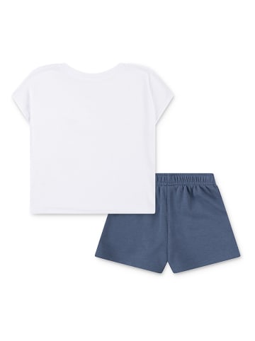 Converse 2-delige outfit wit/blauw