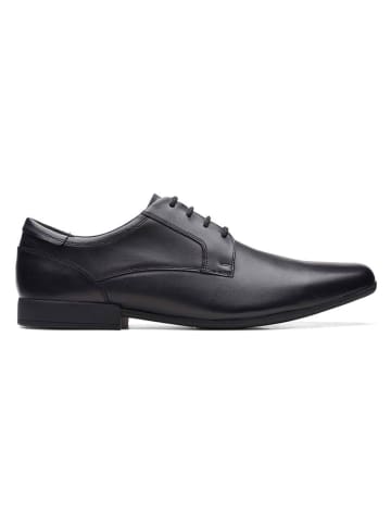 Clarks Leder-Schnürschuhe "Sidton" in Schwarz