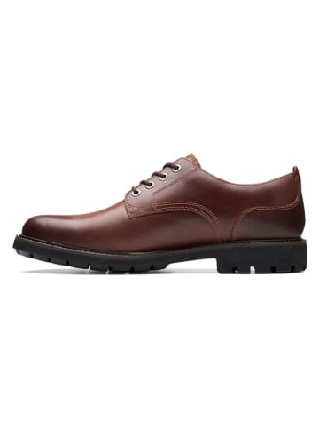 Clarks Skórzane trzewiki "Batcombe Tie" w kolorze jasnobrązowym