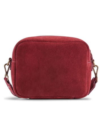 Clarks Leder-Umhängetasche "Kierra" in Rot - (B)23 x (H)17 x (T)8 cm