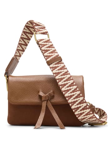 Clarks Leren schoudertas "Willow Mini" bruin - (B)19 x (H)12,5 x (D)5 cm