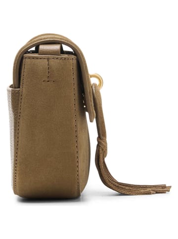 Clarks Leder-Umhängetasche "Casual Cross 2" in Beige - (B)20 x (H)15 x (T)6 cm