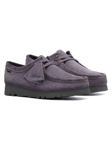 Clarks Leren veterschoenen "Wallabee.GTX" paars
