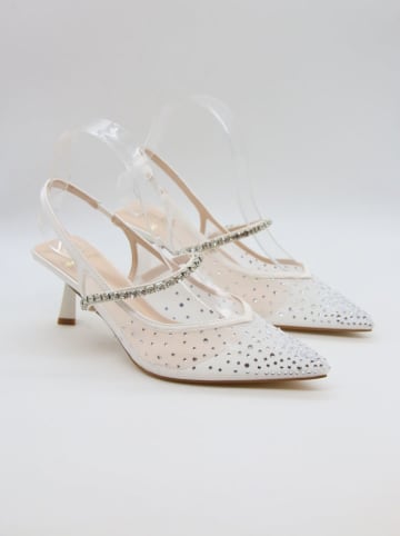 Bellucci Sligpumps in Weiß