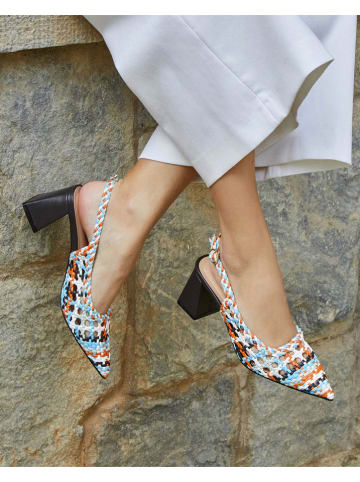Bellucci Slingpumps meerkleurig