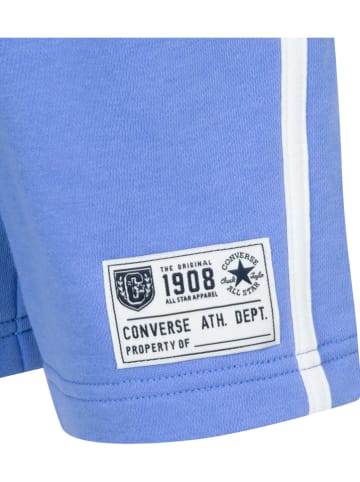 Converse Sweatshorts in Hellblau