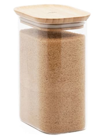 Pebbly Szklany pojemnik w kolorze jasnobrązowym - 1,2 l