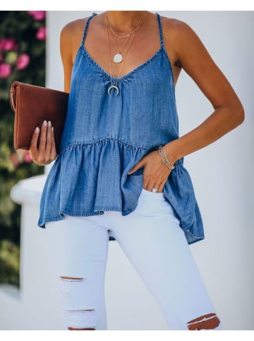 Milan Kiss Top blauw
