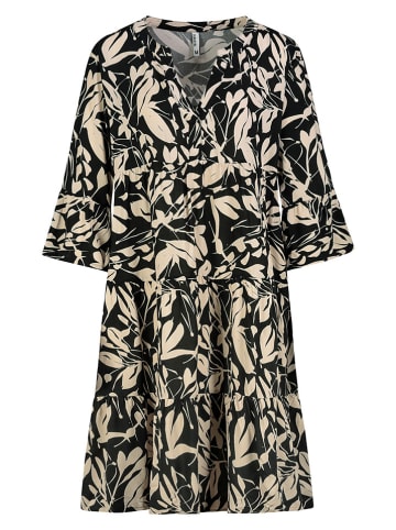Sublevel Kleid in Schwarz/ Beige