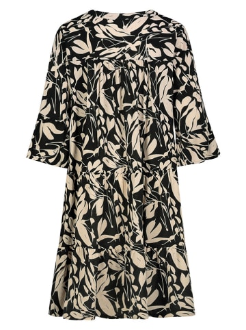 Sublevel Kleid in Schwarz/ Beige