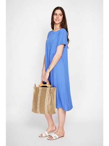 Le Jardin du Lin Kleid in Blau