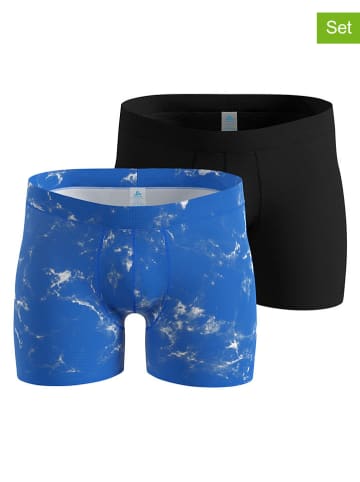 Odlo 2-delige set: Functionele boxershorts "Active Light" blauw/zwart