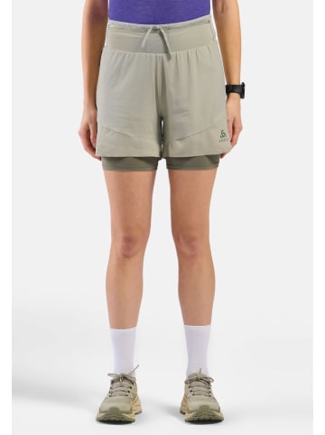 Odlo 2in1-Trekkingshorts "X-Alp Trail" kaki