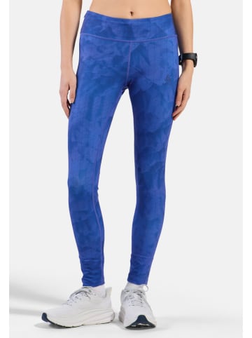 Odlo Legginsy "Zeroweight" w kolorze granatowym do biegania