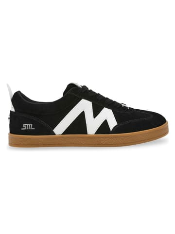 Steve Madden Leder-Sneakers in Schwarz