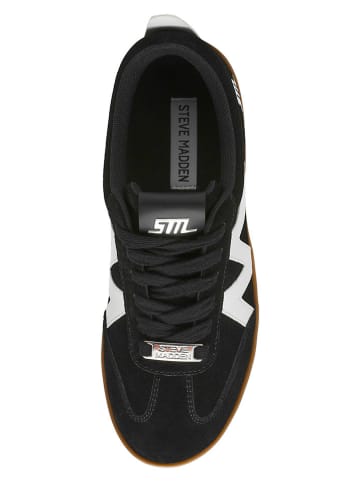 Steve Madden Skórzane sneakersy w kolorze czarnym