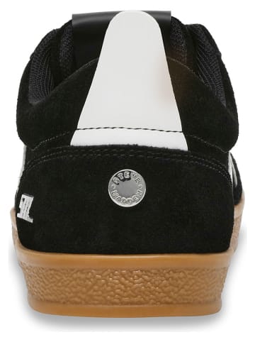 Steve Madden Skórzane sneakersy w kolorze czarnym