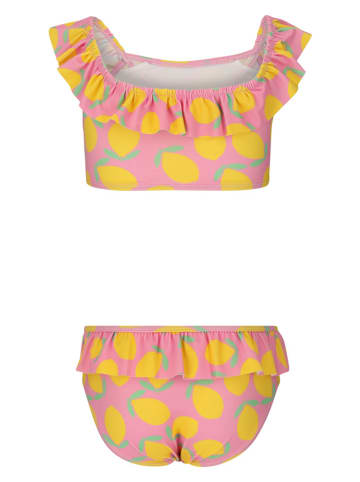Zigzag Bikini "Tropical" in Rosa/ Gelb