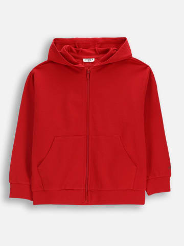 MOKIDA Sweatjacke in Rot