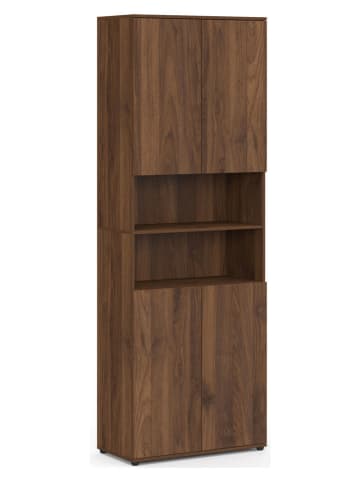 IDOMYA Factory Hochschrank ''Tom'' in Braun - (B)60 x (H)170 x (T)30 cm