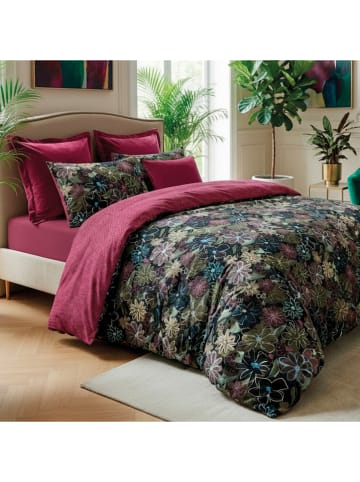 CXL by Christian Lacroix Satijnen beddengoedset zwart/bordeaux