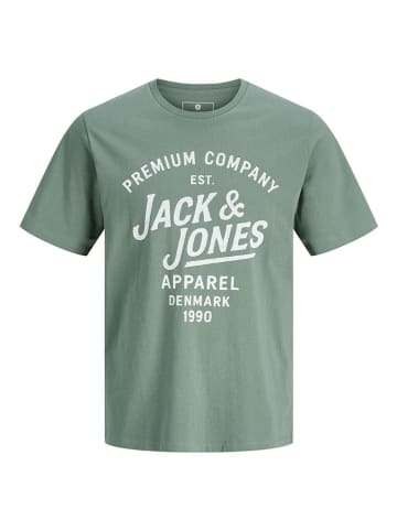 JACK & JONES Junior Koszulka "Bluzane" w kolorze zielonym