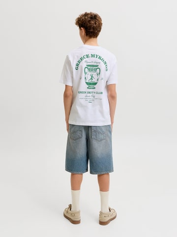 JACK & JONES Junior Koszulka "Vacation" w kolorze białym