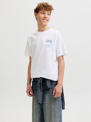 JACK & JONES Junior Shirt "Photo" in Weiß