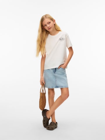 Vero Moda Girl Koszulka "Zandra" w kolorze kremowym