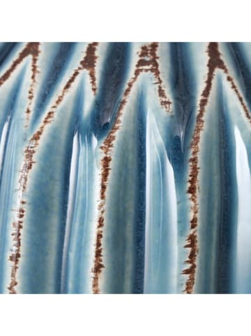 Boltze 3er-Set: Vasen in Blau/ Türkis - (H)11 x Ø 11 cm