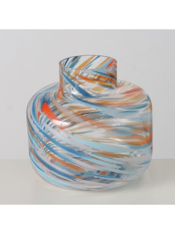 Boltze Vase "Raya" in Bunt - (H)19 x Ø 20 cm