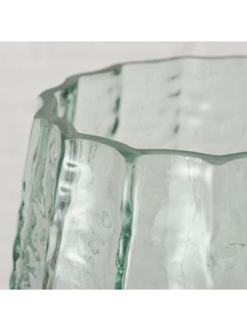 Boltze Vase "Pernilla" in Türkis - (H)16 x Ø 15 cm