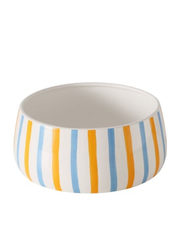 Boltze Schale "Azzurro" in Hellblau/ Orange - Ø 22 cm